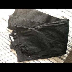 LOFT PLUS black jeans
